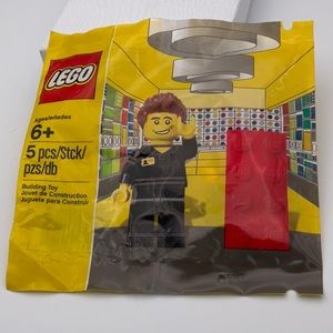 Lego Store Shop Employee Mini figure 5001622 Sealed Bag